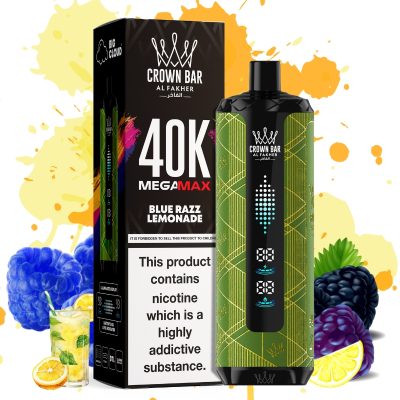 Al Fakher Mega Max Blue Razz Lemonade - Al Fakher Nederland